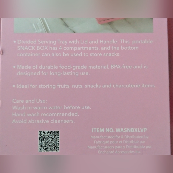 LOVE Snack Box CWC Pink - Picture 6 of 6